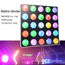 25 * 9W RVB Blinder matrice LED